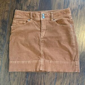 Patagonia Brown Corduroy Mini Skirt